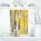 Designart - Grey and Yellow Abstract Pattern - Abstract Canvas Print